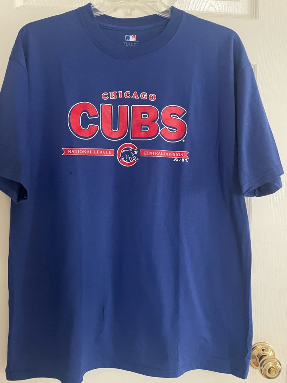 Genuine‎ Merchandise Royal Blue Chicago Cubs Tee with Red Chest Logo